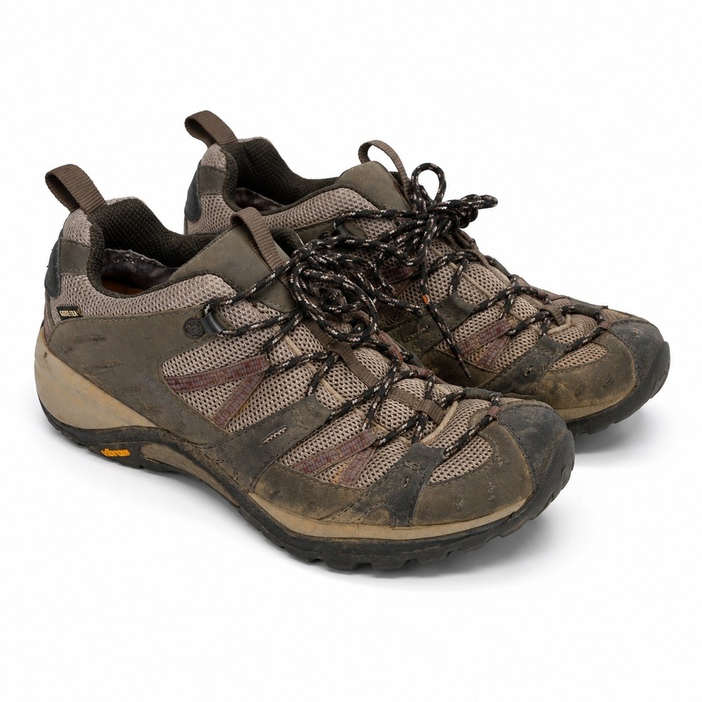 Merrell Chameleon Arc 2 Rival Gore-Tex Hiking Shoes Brown Vibram Mens 11.5
